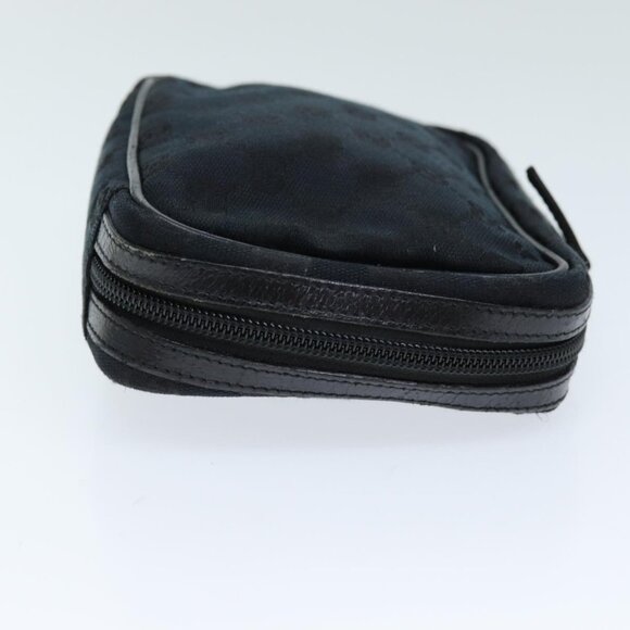 GUCCI GG Canvas Pouch Black 153129 Auth - Picture 4 of 15